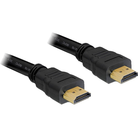 Delock high speed hdmi kabel met ethernet (zwart, 20 meter)