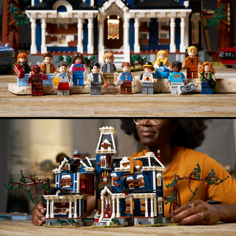 Lego icons stranger things: het huis van de familie creel bouwpakket voor volwassenen - 11370