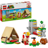 Lego super mario - toad-baas' kampeerplaats constructiespeelgoed (72040)