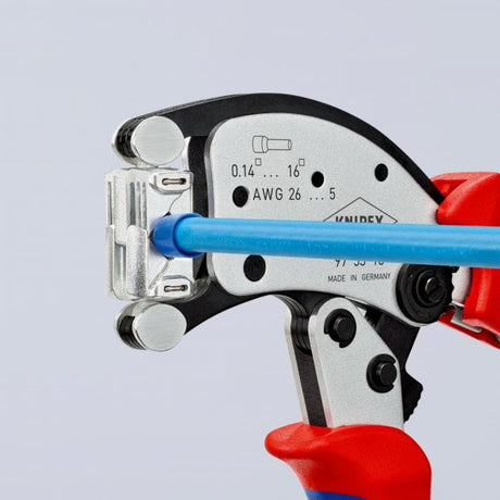 Knipex twistor16 97 53 18 krimptang adereindhulzen 0.14 tot 16 mmâ²