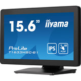 Iiyama prolite t1633msc-b1 15.6 touchscreen monitor (zwart, hdmi, displayport, 2x usb-a)