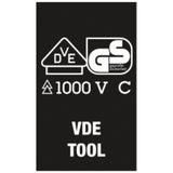 Wera kraftform kompakt vde 16 torque extra slim 1 tool finder schroevendraaier (rood geel, 16‑delig)