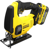 Stanley sfmcs600m2k fatmax® v20 accu decoupeerzaag 18v 4.0ah in koffer