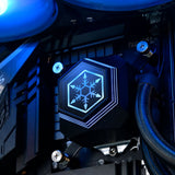 Silverstone sst-pf240-argb-v2 waterkoeling (zwart, incl. rgb controller)