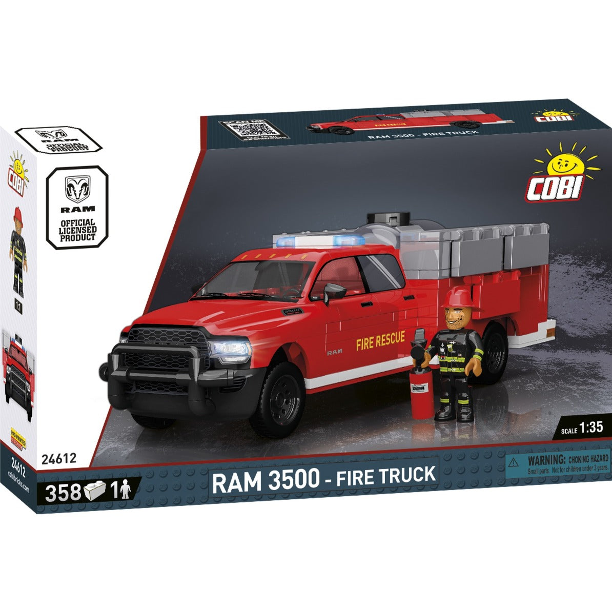 Cobi ram 3500 - fire truck constructiespeelgoed (schaal 1:35)