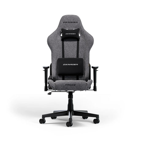 Dxracer prince l grey fabric gamestoel (grijs)