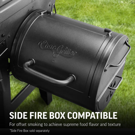 Char-griller blaxer houtskoolbarbecue (zwart)