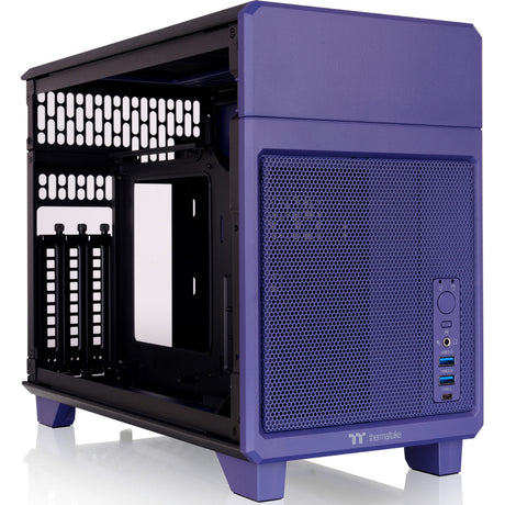 Thermaltake tr100 future dusk mini tower behuizing (paars | 2x usb-a | 1x usb-c)