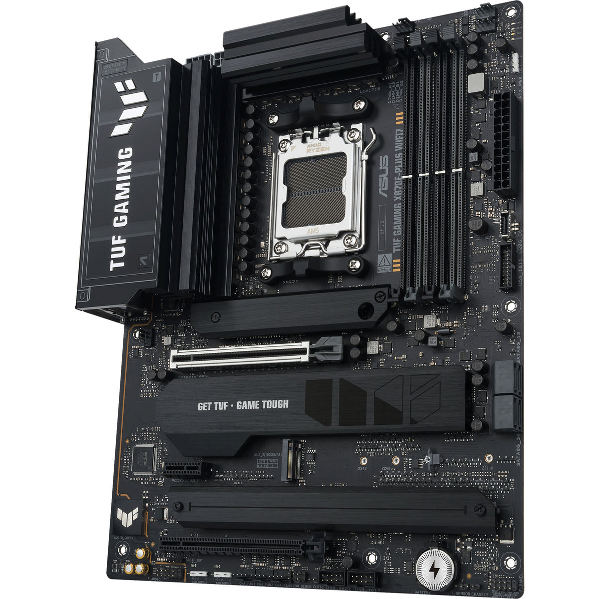 Asus tuf gaming x870e-plus wifi7 socket am5 moederbord (zwart, 2.5gb-lan, wi-fi 7, bt, sound, atx)