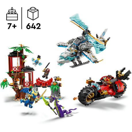 Lego ninjago 71857 ninjavoertuigen bij de boomhut