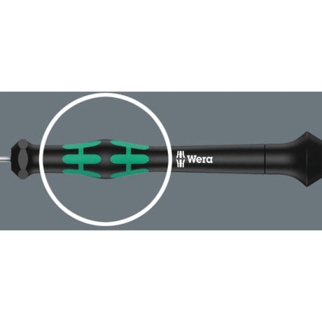 Wera compakt micro 21 esd 1 schroevendraaier (zwart groen, voor elektrische apparaten)