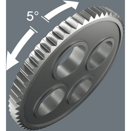 Wera 8000 b black edition zyklop speed ratel met 3 8 aandrijving (zwart groen)