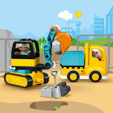 Lego duplo truck tracked excavator 10931