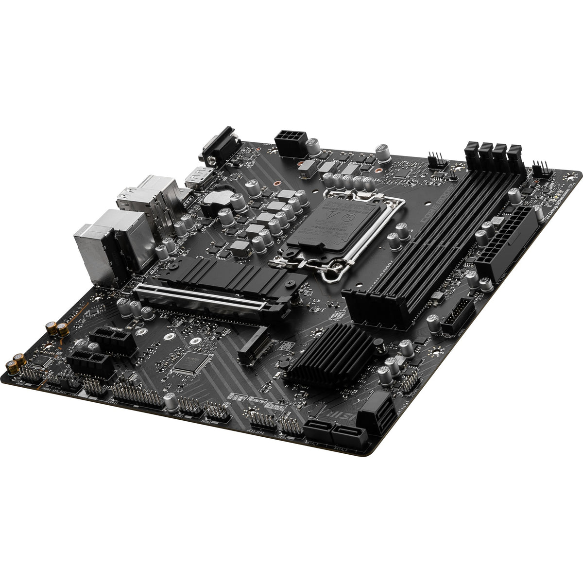 Msi pro b760m-p ddr4 socket 1700 moederbord (zwart, raid, gb-lan, sound, µatx)