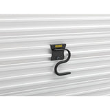 Stanley track wall - s haak houder (zwart)