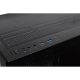Thermaltake view 270 tg argb midi tower behuizing (zwart | 2x usb-a | 1x usb-c | rgb | tempered glass)
