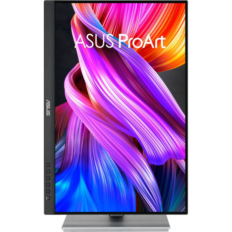 Asus proart display pa248cnv 24 monitor (zwart zilver, 2x displayport, 1x hdmi, 1x usb-c, 4x usb-a, 1x rj-45)