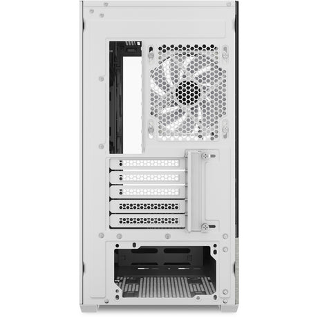 Sharkoon mk7 argb mini tower behuizing (wit | 2x usb-a | 1x usb-c | rgb | tempered glass)