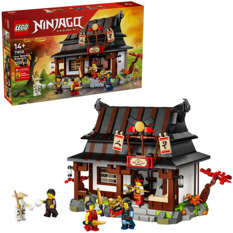 Lego ninjago - 15-jarig jubileum: smederij de vier wapens constructiespeelgoed (71858)