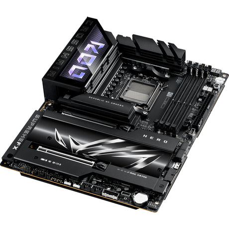 Asus rog crosshair x870e hero socket am5 moederbord (raid, 5gb-lan, 2,5gb-lan, wi-fi 7, bt, sound, atx)