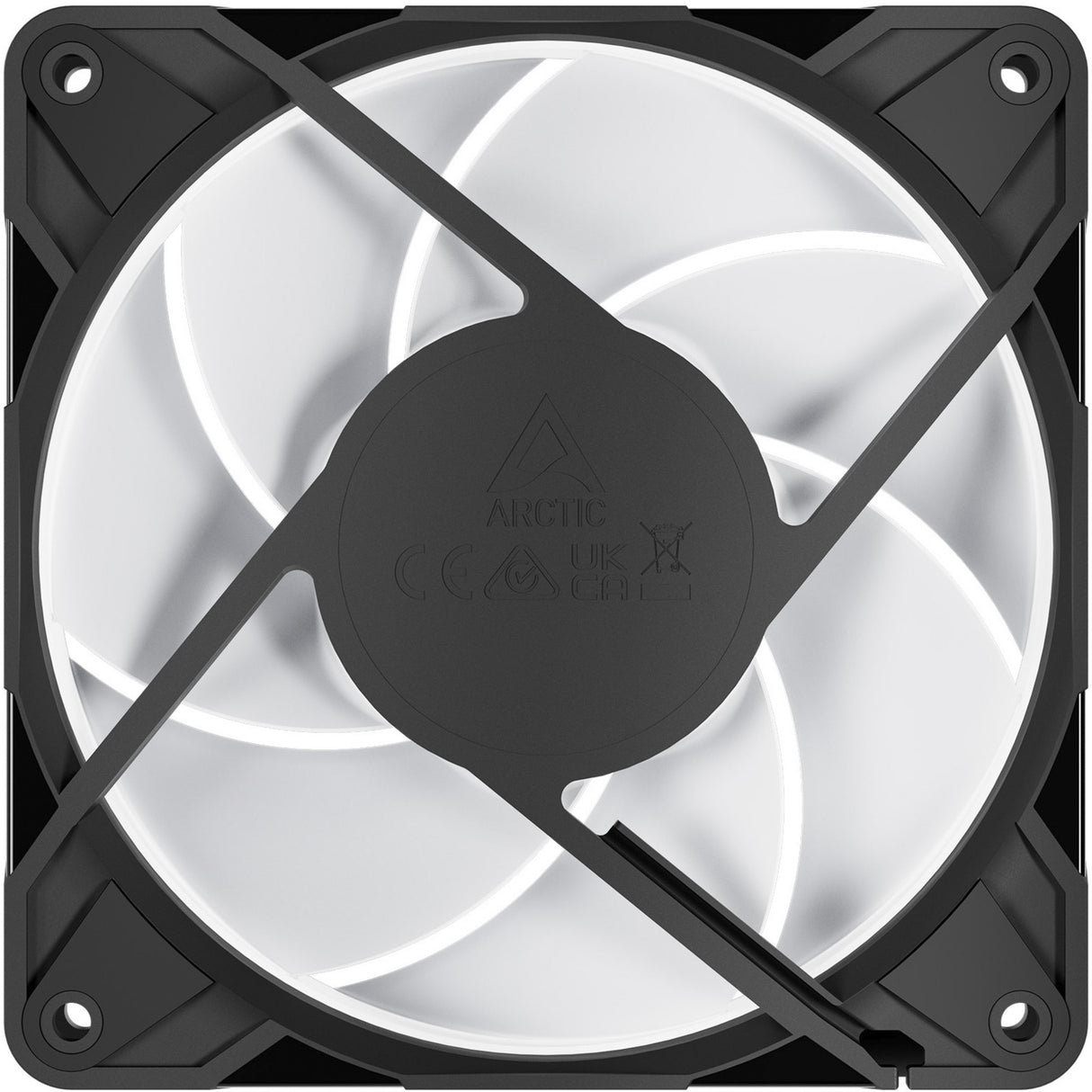 Arctic p12 pro a-rgb case fan (zwart, 120 x 120 x 25 mm, pwm)