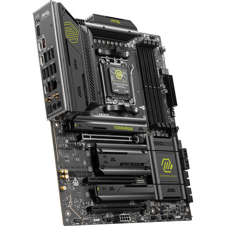 Msi mag x870e tomahawk wifi socket am5 moederbord (zwart, 5gb-lan, wi-fi 7, bt, sound, atx)