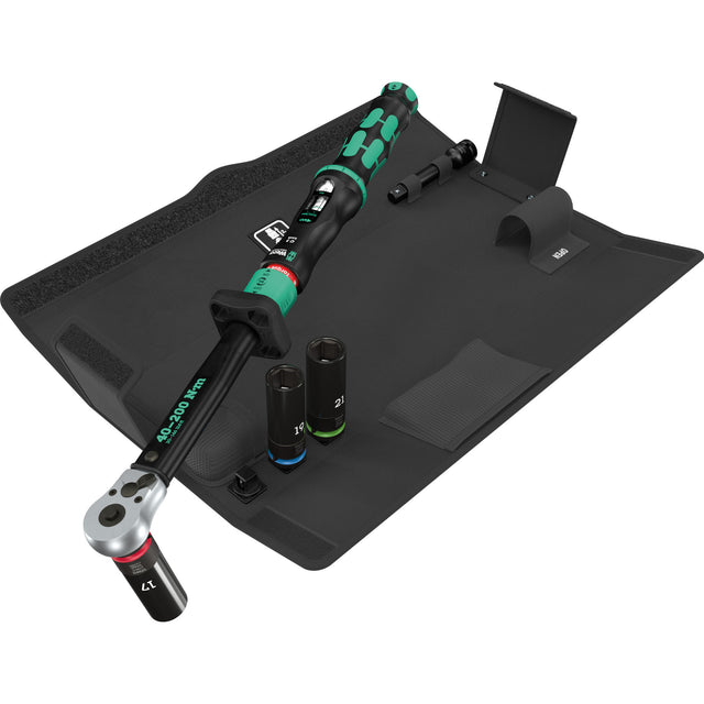 Wera click-torque lock c 3 kfz autobandwisselset 1 draaimomentsleutel (6-delig)