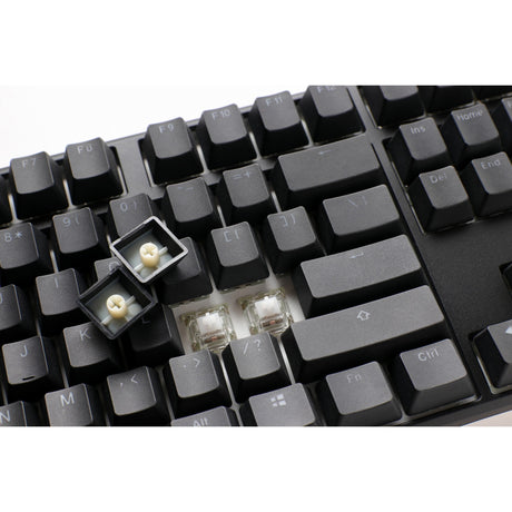 Ducky one 3 classic rgb mechanisch toetsenbord (zwart, us lay-out (qwerty), cherry mx speed silver, 100%, rgb led, double-shot pbt, hot-swappable, quack mechanics)