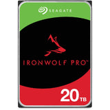 Seagate ironwolf pro 20 tb harde schijf (st20000nt001, sata 600, 24 7)