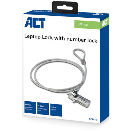 Act connectivity laptopslot met cijfercode ac9015 diefstalbeveiliging