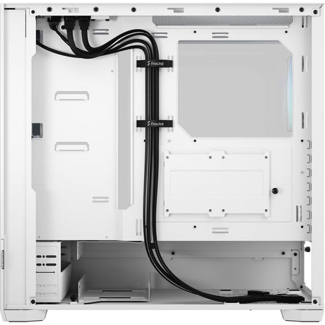 Fractal design pop air rgb midi tower behuizing (wit | 2x usb-a | rgb | tempered glass)