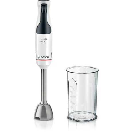 Bosch serie 4 staafmixer ergomaster 800w (wit antraciet)