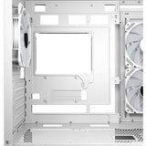Sharkoon mk6 rgb mini tower behuizing (wit | 2x usb-a | 1x usb-c | rgb | tempered glass)