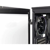 Inter-tech x-608 infinity micro midi tower behuizing (zwart | 1x usb-a | 1x usb-c | rgb | window)