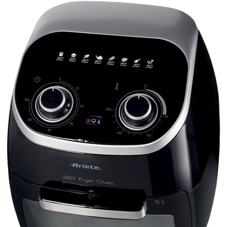 Ariete airy fryer oven 4619 00 heteluchtfriteuse (zwart, 11 liter)