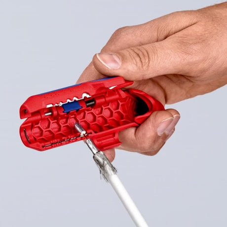 Knipex universeel ontmantelingsgereedschap - ergostrip links - rood