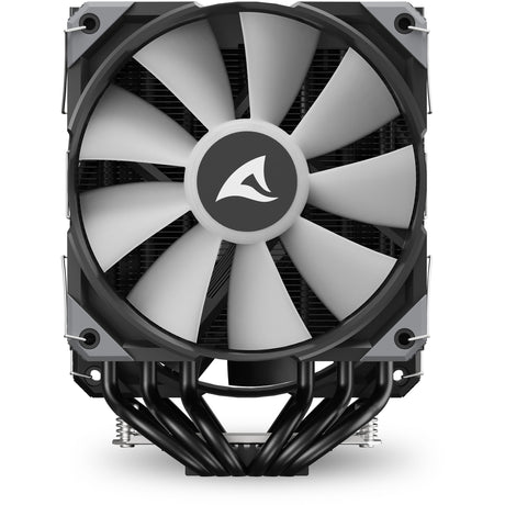 Sharkoon a60 rgb cpu-koeler (zwart, 4-pins pwm fan-connector)