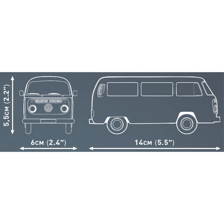 Cobi volkswagen t2b bus constructiespeelgoed (schaal 1:35)