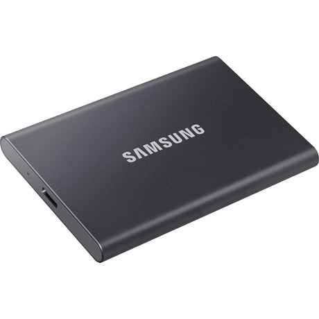Samsung portable t7 2 tb externe ssd (grijs, mu-pc2t0t ww, usb-a 3.2 (10 gbit s))