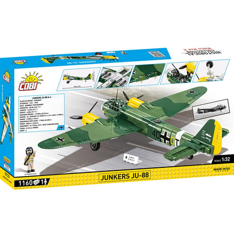 Cobi historical collection - junkers ju 88 constructiespeelgoed (schaal 1:32)