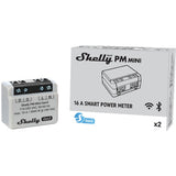 Shelly pm mini gen3 wifi bluetooth-controller voor smart home