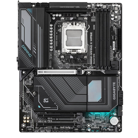 Gigabyte b850 gaming x wifi6e socket am5 moederbord (zwart grijs, raid, 2,5gb-lan, wi-fi 6e, bt, sound, atx)