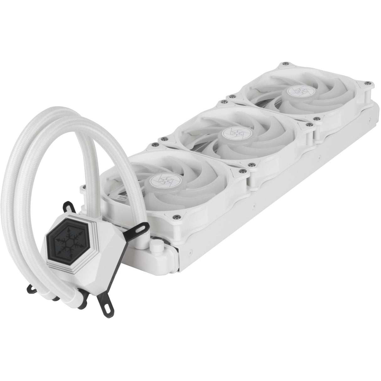 Silverstone sst-pf360w-argb-v2 waterkoeling (wit, incl. rgb controller)