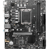 Msi pro h610m-e ddr4 socket 1700 moederbord (zwart, gb-lan, sound, µatx)