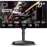 Cooler master tempest gz2711 27 gaming monitor (zwart, 240 hz, hdmi, displayport, usb type c, audio, freesync premium)