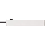 Brennenstuhl ecolor 4-voudige stekkerdoos met 2 usb-laadpoorten (meervoudige stekkerdoos usb c met schakelaar en 1,5m kabel)