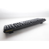 Ducky origin phantom black, toetsenbord (zwart, us lay-out, cherry mx red, hot swap, pbt double-shot keycaps)