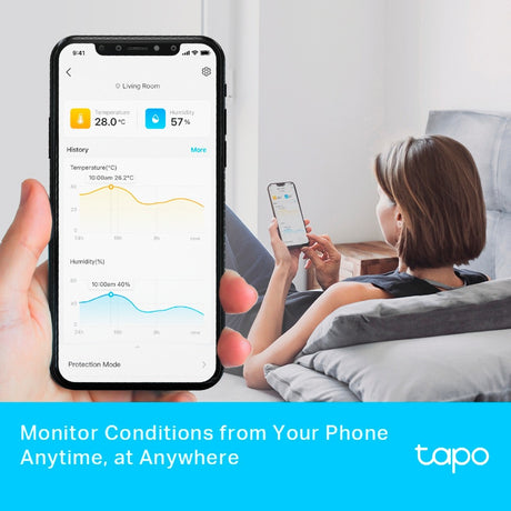 Tp-link tapo t315 slimme temperatuur- en vochtigheidsmonitor sensor