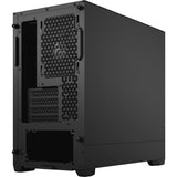 Fractal design pop mini silent black solid midi tower behuizing (zwart | 2x usb-a)