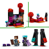 Lego minecraft 2in1 de enderman toren speelgoed voor kinderen - 21279